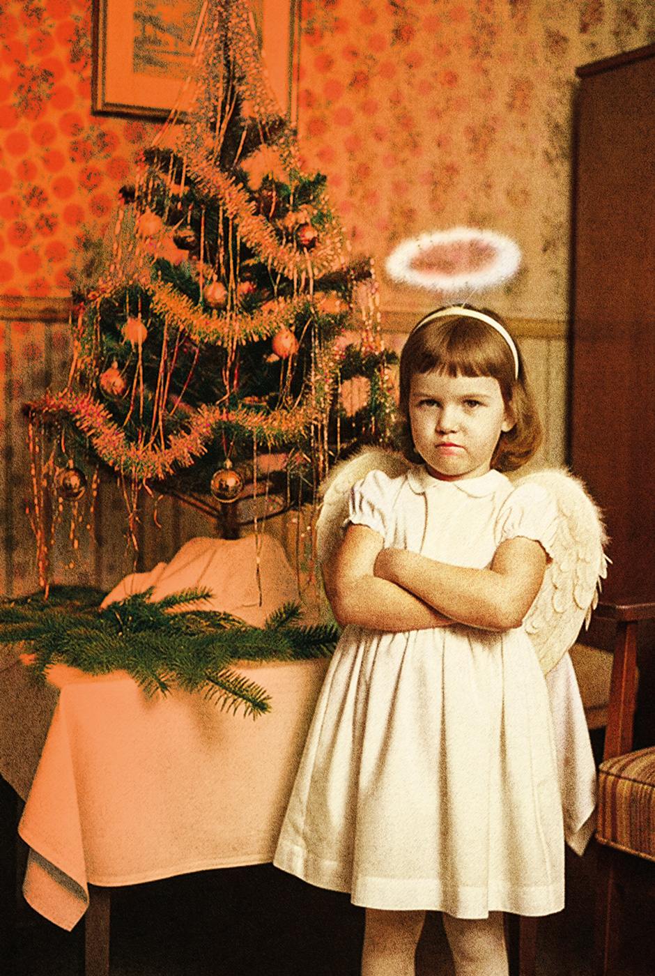 Motiv der Weihnachtsfeier Unterm Tannenbaum